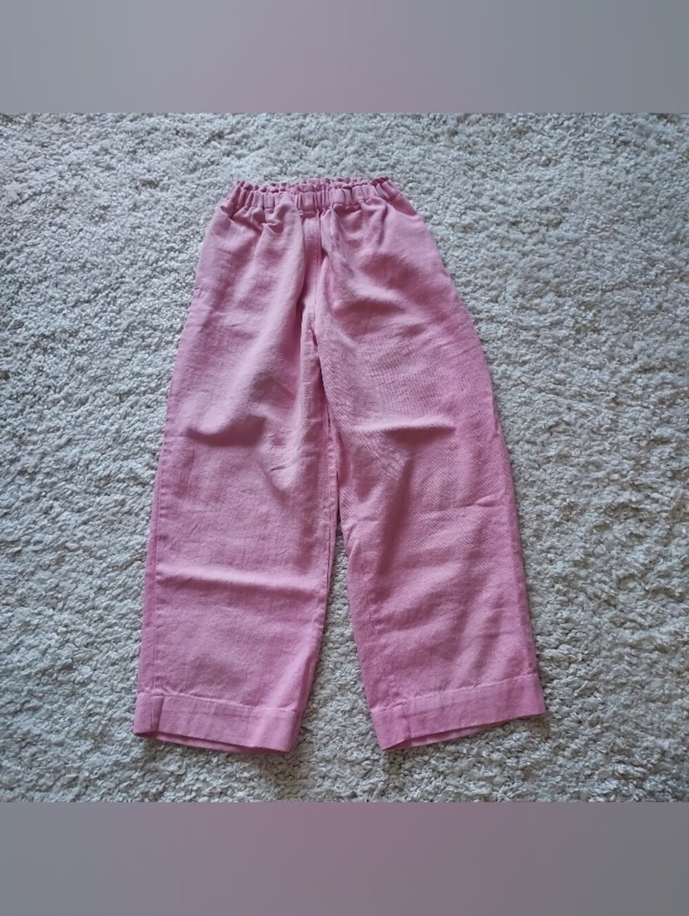 Shelter Eva Pants Bubblegum Linen Small